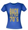foto 6 back to the 70ties t-shirt korte mouw glitter goud
