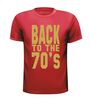 foto 7 back to the 70ties t-shirt korte mouw glitter goud