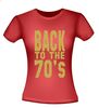 foto 8 back to the 70ties t-shirt korte mouw glitter goud