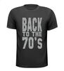 foto 1 back to the 70ties t-shirt korte mouw glitter zilver