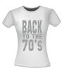 foto 14 back to the 70ties t-shirt korte mouw glitter zilver