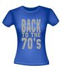 foto 6 back to the 70ties t-shirt korte mouw glitter zilver