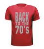 foto 7 back to the 70ties t-shirt korte mouw glitter zilver