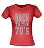 foto 8 back to the 70ties t-shirt korte mouw glitter zilver