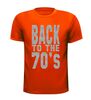 foto 9 back to the 70ties t-shirt korte mouw glitter zilver
