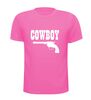 foto 11 cowboy met pistool t-shirt korte mouw