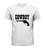 foto 13 cowboy met pistool t-shirt korte mouw
