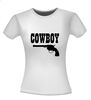 foto 14 cowboy met pistool t-shirt korte mouw