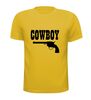 foto 15 cowboy met pistool t-shirt korte mouw