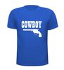 foto 5 cowboy met pistool t-shirt korte mouw