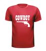 foto 7 cowboy met pistool t-shirt korte mouw