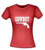 foto 8 cowboy met pistool t-shirt korte mouw