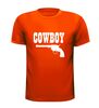 foto 9 cowboy met pistool t-shirt korte mouw
