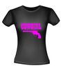 cowgirl t-shirt korte mouw neon roze