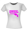 foto 7 cowgirl t-shirt korte mouw neon roze