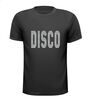 disco t-shirt glitter zilver