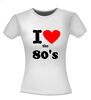 foto 10 i love the eighties t-shirt korte mouw