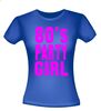 foto 3 t-shirt korte mouw eighties party girl dames neon roze