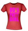 foto 4 t-shirt korte mouw eighties party girl dames neon roze