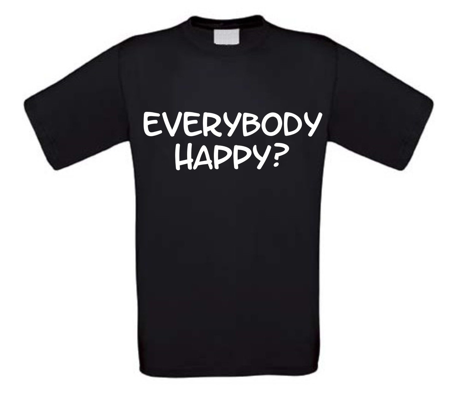 everybody happy t-shirt korte mouw