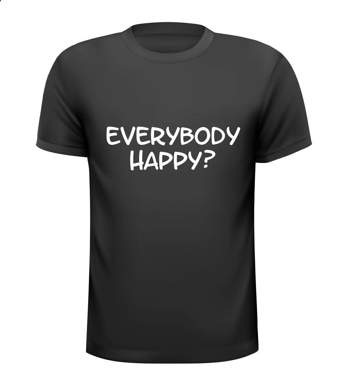 everybody happy t-shirt korte mouw