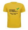foto 15 niemand is perfect maar ik kom een heel eind t-shirt korte mouw