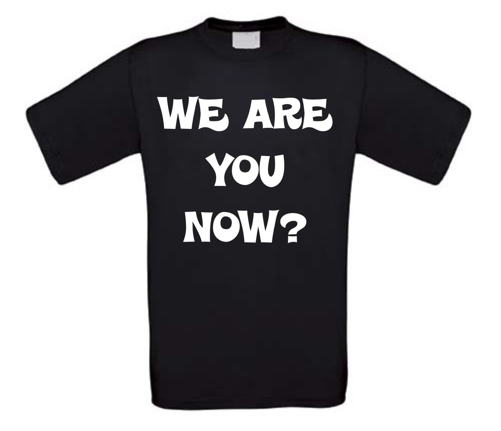 we are you now t-shirt korte mouw