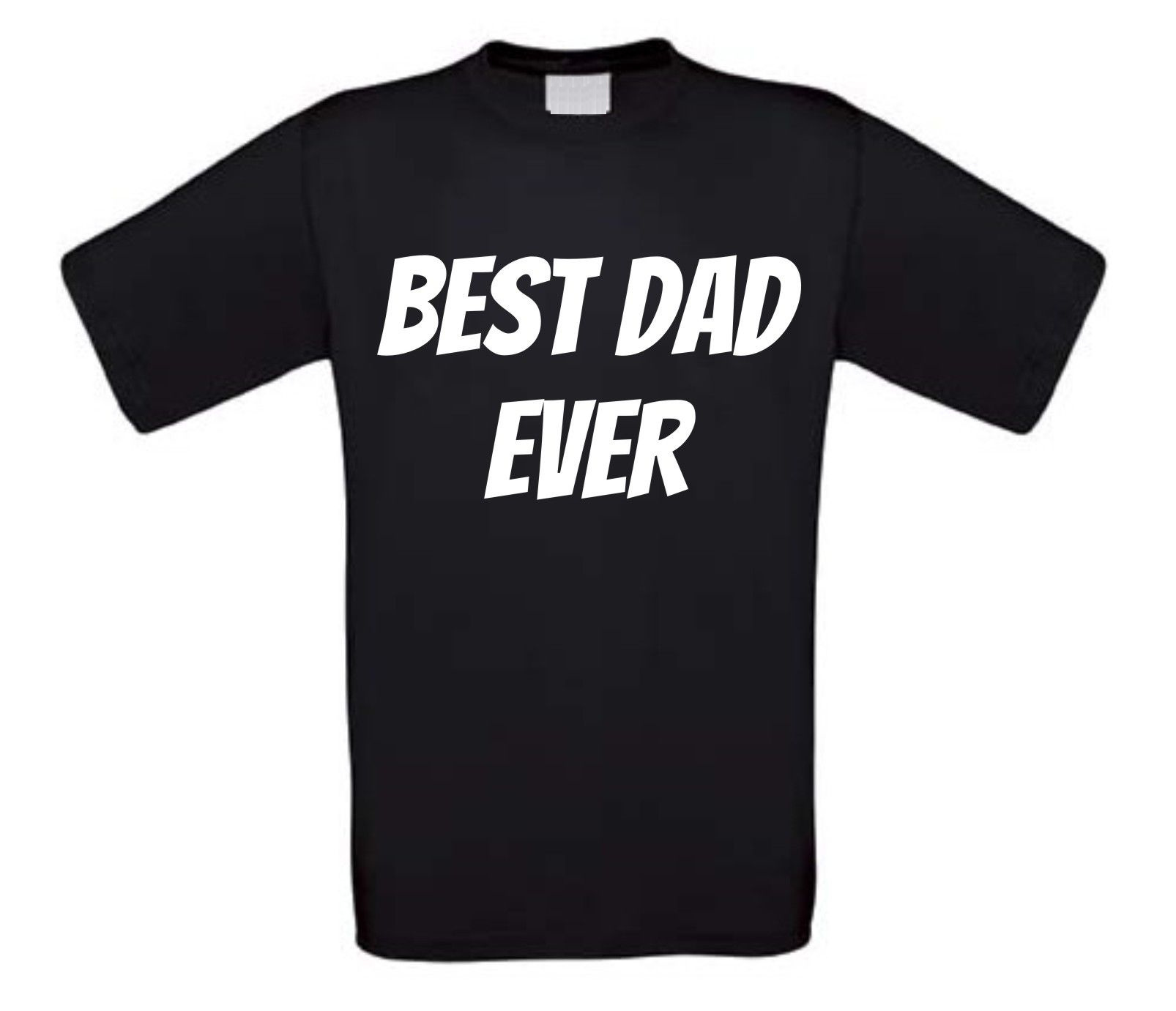 best dad ever vaderdag t-shirt korte mouw