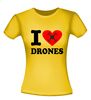 foto 12 i love drones t-shirt korte mouw