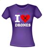 foto 4 i love drones t-shirt korte mouw