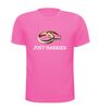 foto 11 just married t-shirt korte mouw