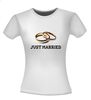 foto 14 just married t-shirt korte mouw