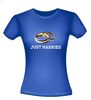foto 6 just married t-shirt korte mouw