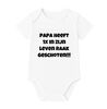 papa heeft eenmaal in zijn leven raak geschoten romper