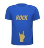 foto 5 rock t-shirt korte mouw glitter goud