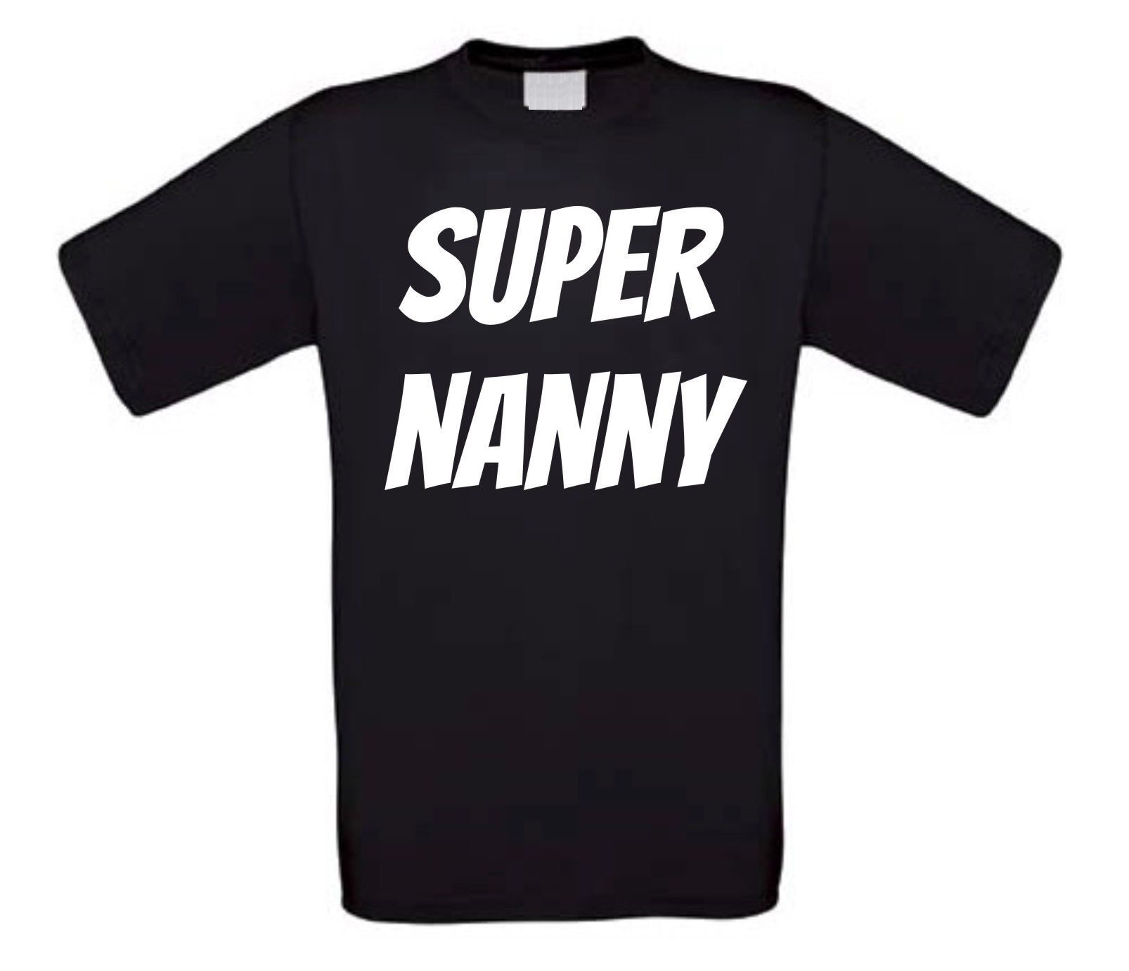 super nanny t-shirt korte mouw super oppasser