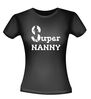 super nanny t-shirt korte mouw super oppasser