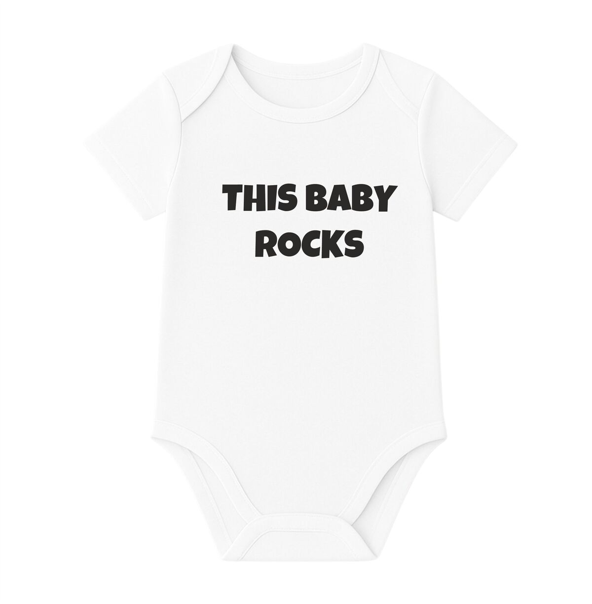 this baby rocks romper