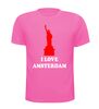 foto 7 I love Amsterdam shirt korte mouw vrijheidsbeeld