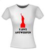 foto 14 I love Antwerpen T-shirt vrijheidsbeeld