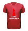 foto 7 I love Antwerpen T-shirt vrijheidsbeeld