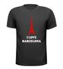 foto 1 I love Barcelona shirt korte mouw Eiffeltoren