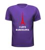 foto 3 I love Barcelona shirt korte mouw Eiffeltoren