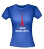 foto 6 I love Barcelona shirt korte mouw Eiffeltoren