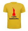 foto 11 I love Barcelona T-shirt vrijheidsbeeld
