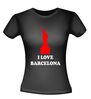 foto 2 I love Barcelona T-shirt vrijheidsbeeld