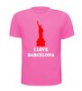 foto 7 I love Barcelona T-shirt vrijheidsbeeld