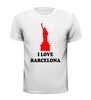 foto 9 I love Barcelona T-shirt vrijheidsbeeld