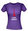 foto 4 I love Londen T-shirt met Eiffeltoren