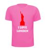 foto 7 i love londent-shirt korte mouw vrijheidsbeeld